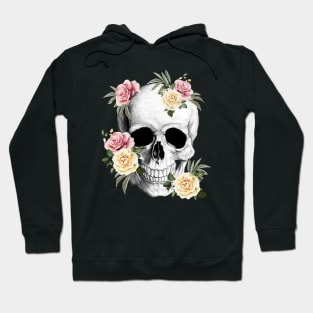 Tribe Skull With roses Hoodie